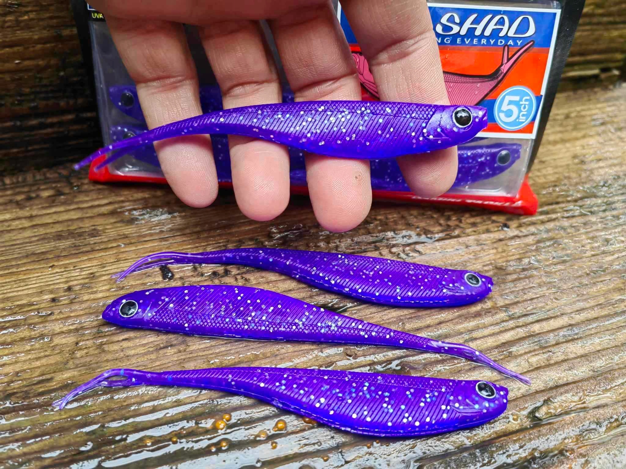 8 szt. Jaskółka Damiki Ark Shad 12,7 cm killer na sandacze i szczupaki #420