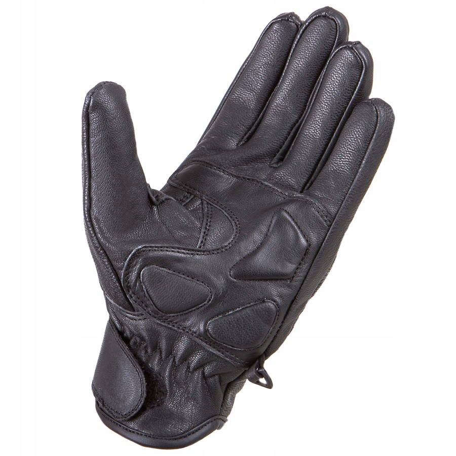 WOLF MOCNE RĘKAWICZKI MOTOCYKLOWE FORZA SKÓRZANE BLACK 2XL Rozmiar XXL