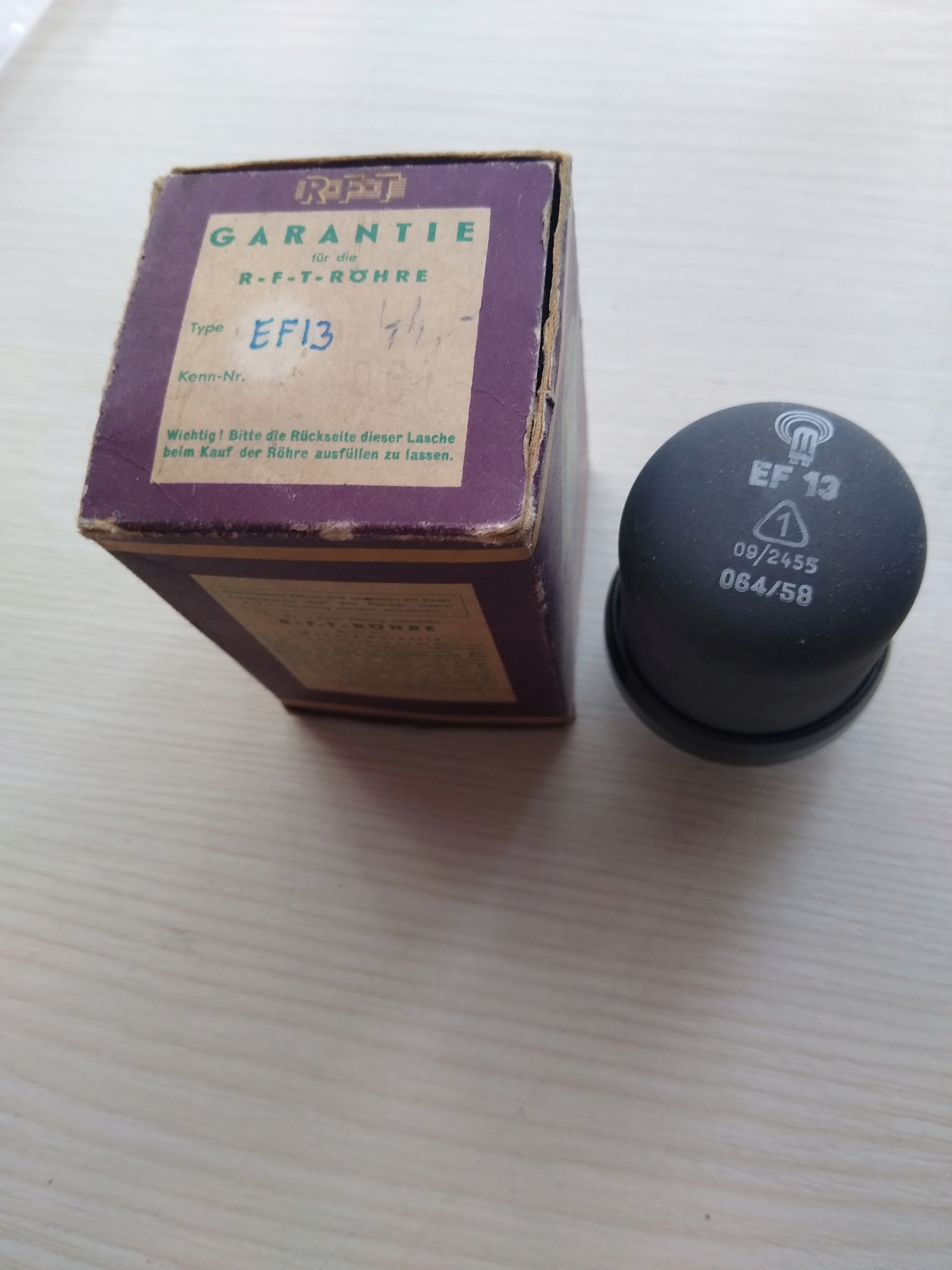 Lampa EF13 TELEFUNKEN metal housing