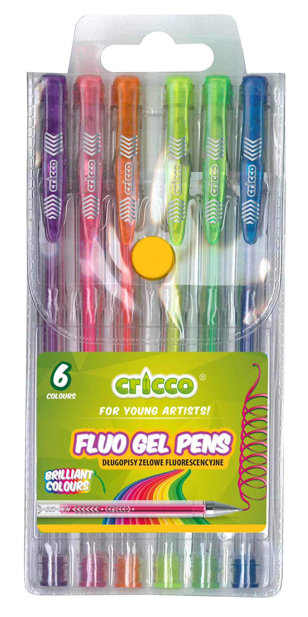 

Długopis żelowy Fluorescencyjny Cricco