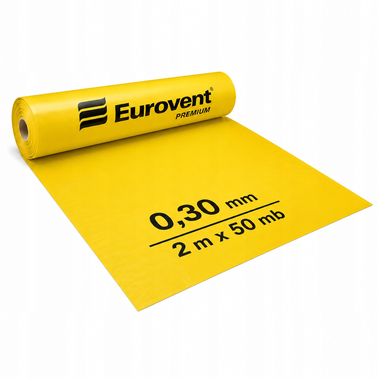Žlutá Fólie Pro Parotěsné Panely Do Podkroví Eurovent 0,30 mm 100 m2