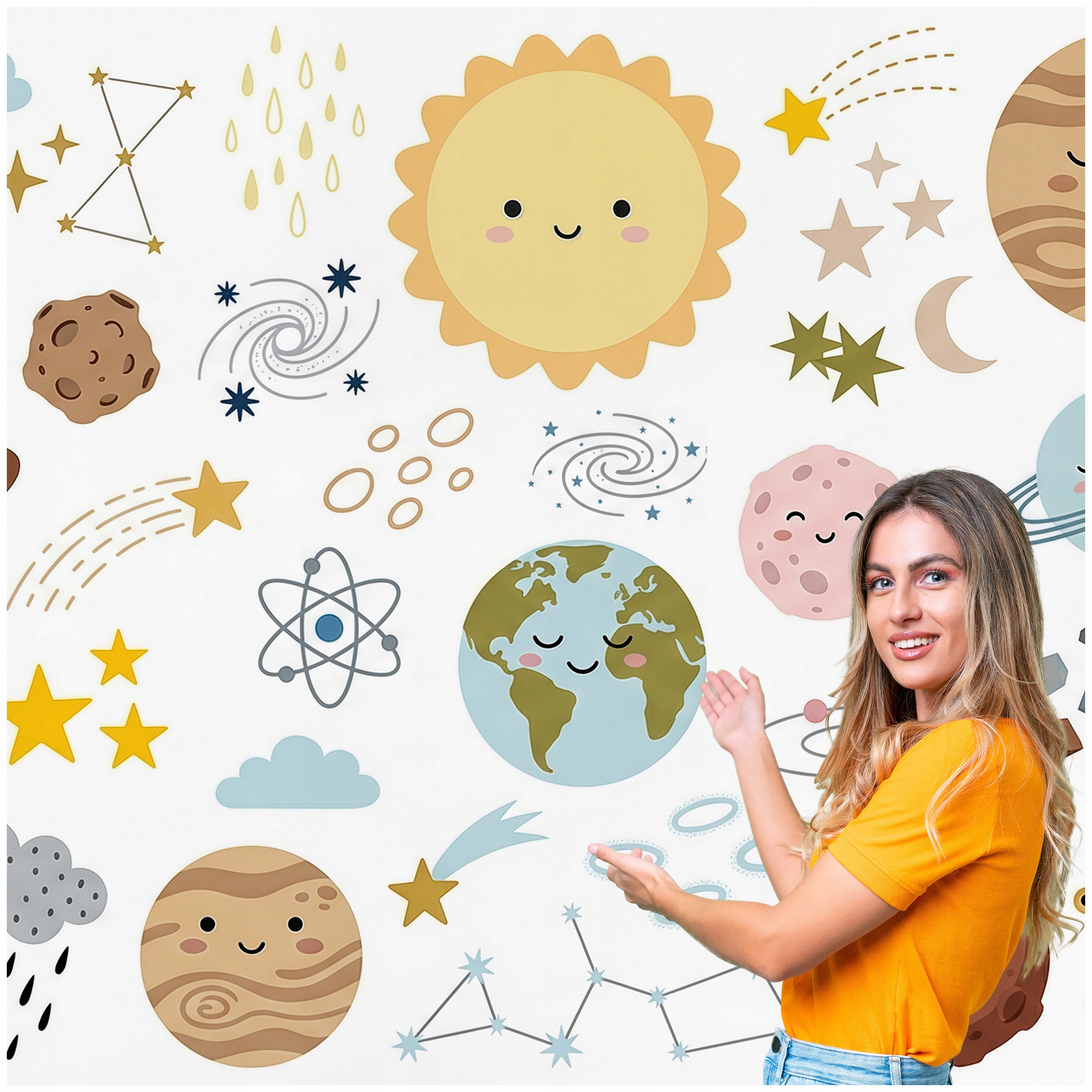 Fototapeta Pre Deti Vesmír Planéty Hviezdy 294x260 DD07F