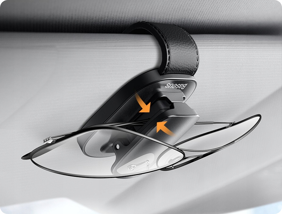 SOLIDNY KLIPS UCHWYT NA OKULARY DO SAMOCHODU WIESZAK SAMOCHODOWY BASEUS Stan opakowania oryginalne