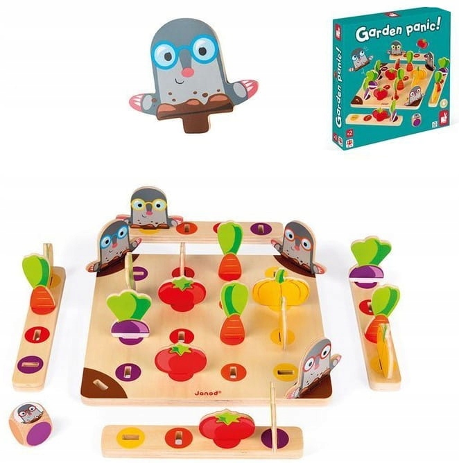 Gra wyścig Strzeż się kreta! Janod Szerokość produktu 22.5 cm