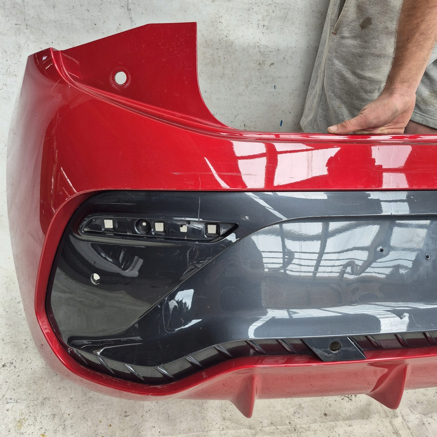 CUPRA BORN 21-> bumper rear part rear PDC