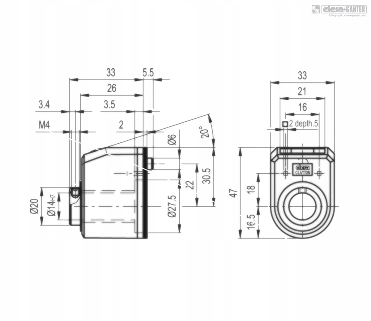 Cyfrowy wskaźnik położenia DD51-AN-003.0-D-C2 Kod producenta DD51-AN-003.0-D-C2