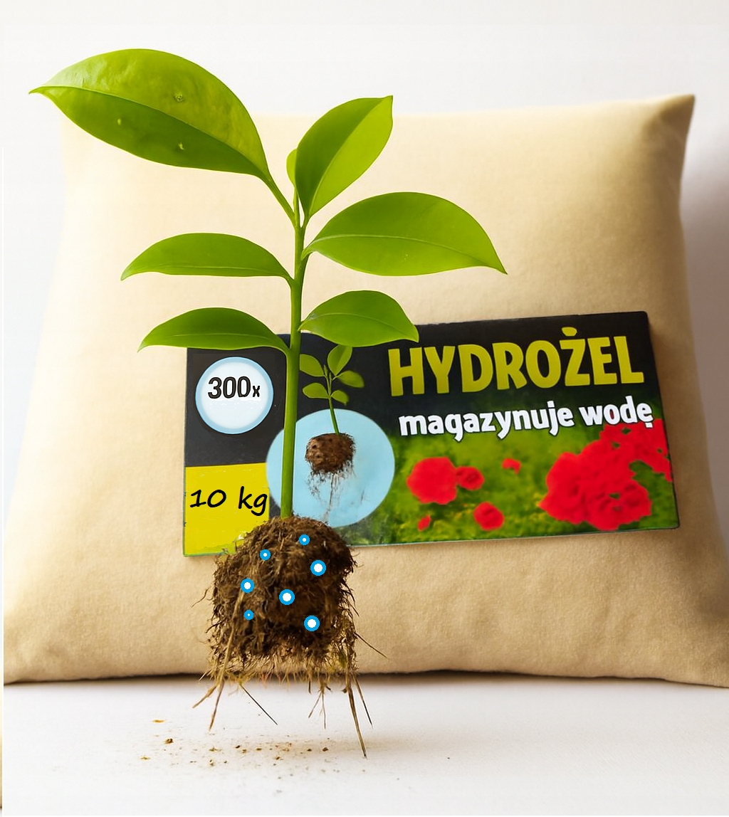 Hydrogel 10 kg zahradnický hydrogel květiny ovoce zelenina