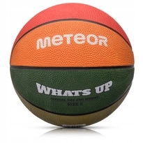 Piłka koszykowa Meteor What's up 5 zielony/pomarańczowy