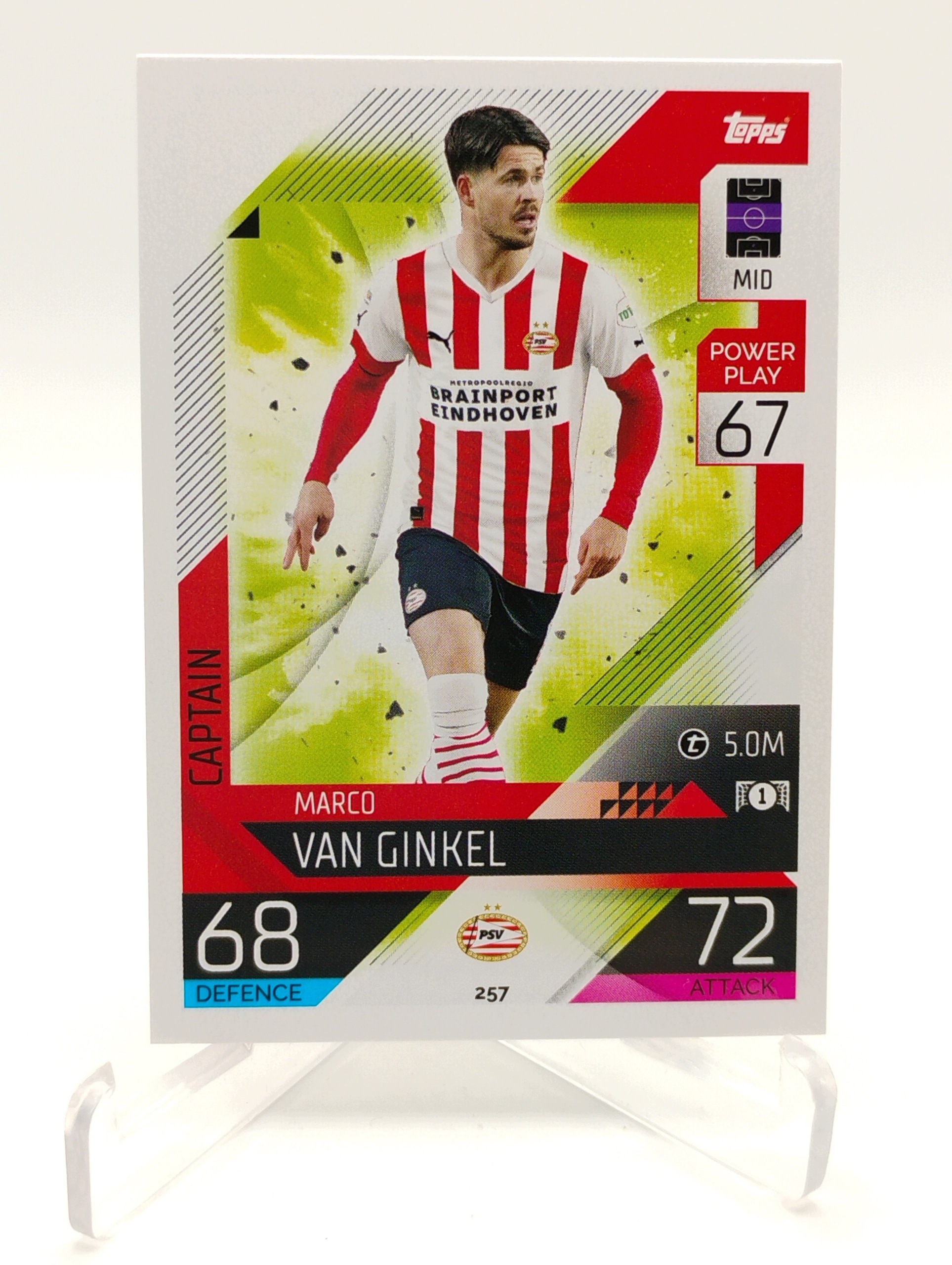 Topps Match Attax 2022-2023 Captain 257 Marco Van Ginkel Psv