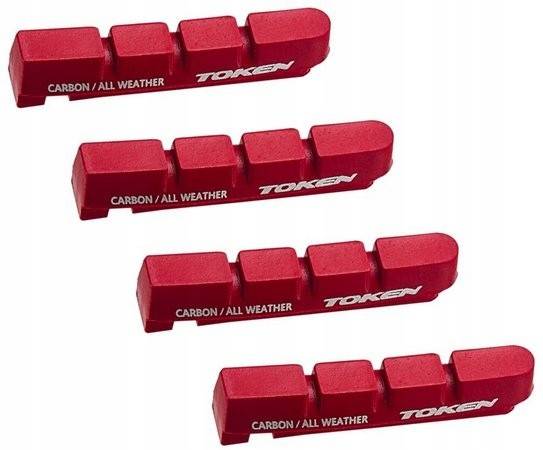 Klocki hamulcowe Token TK345 obręcze karbon szosa zestaw na rower