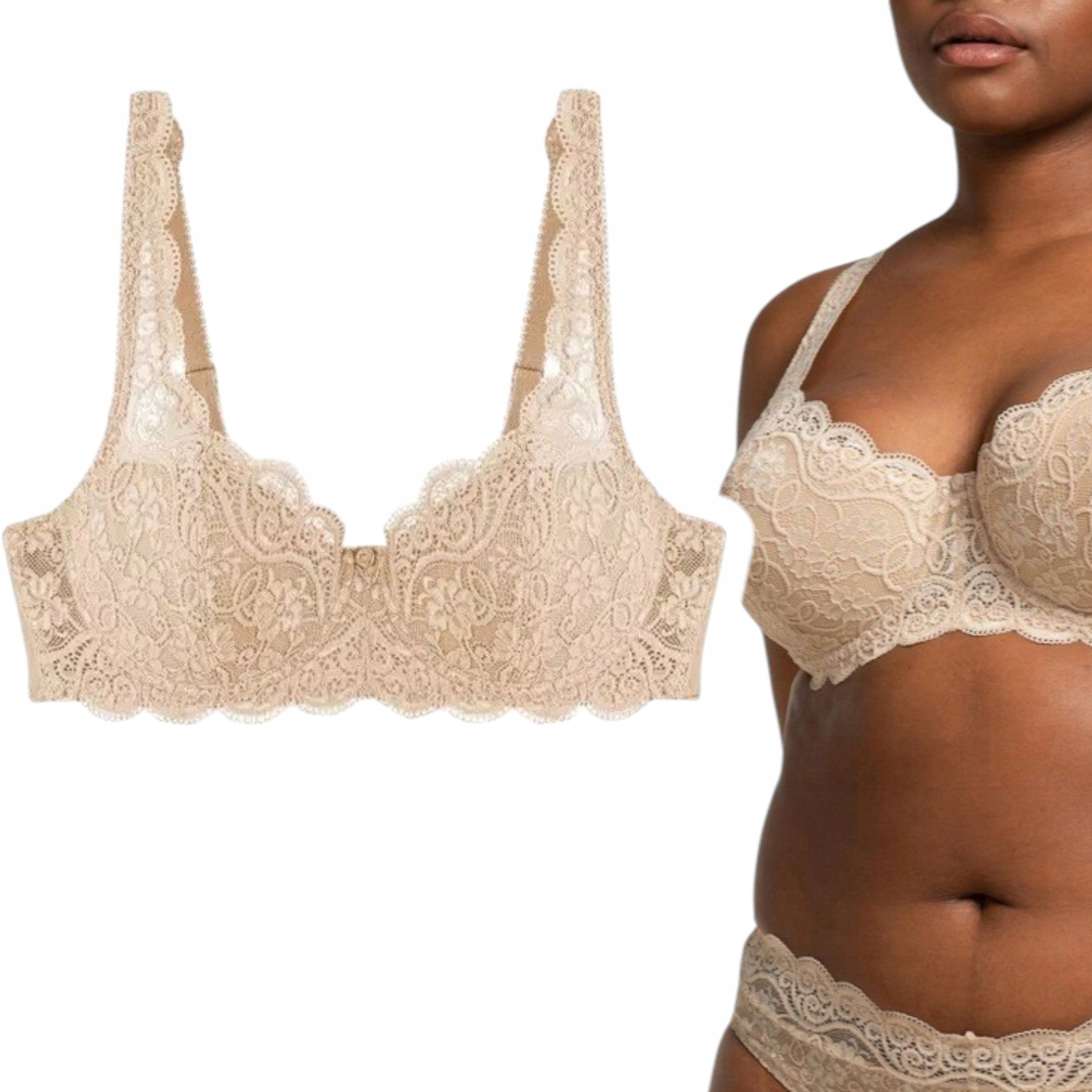 Podprsenka Triumph Amourette 300 Whp Béžová 70 D Vyztužená Podprsenka