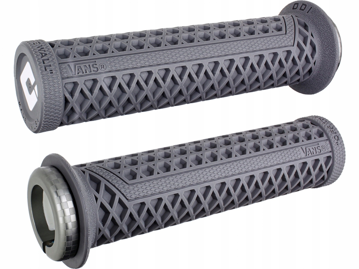 Chwyty Rowerowe Odi Griffe Vans V2.1 Lock-on Szare Grafitowe 135mm