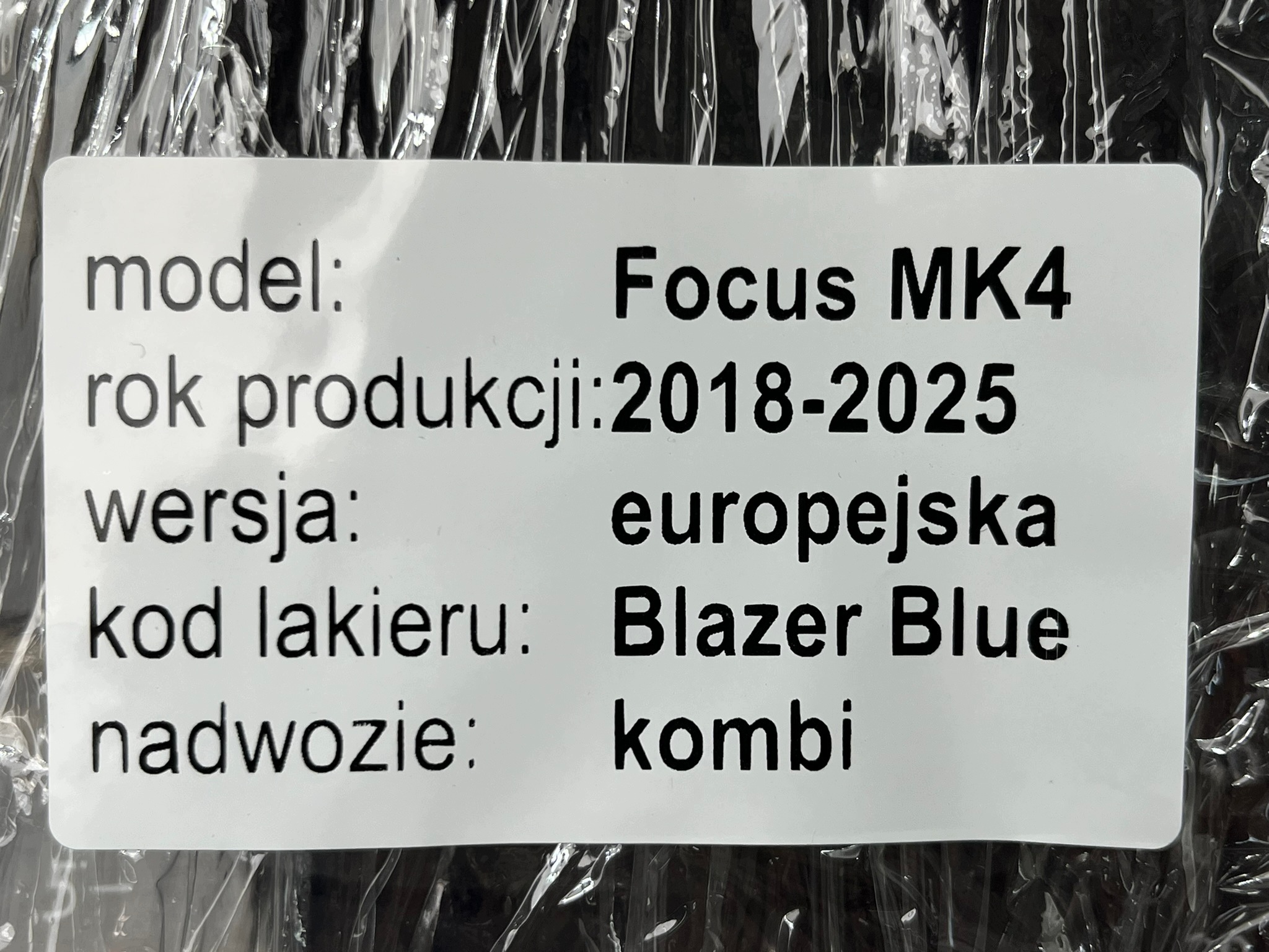 FORD FOCUS MK4 18-22 1.5 ECOBLUE dials dials JX7T-14F094-MCA EUROPA