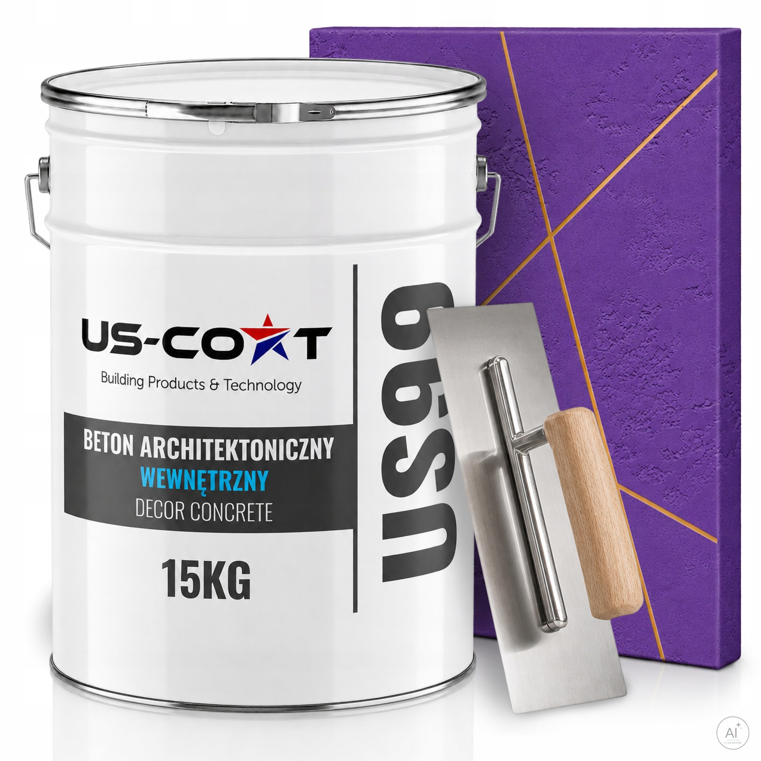 Dekorativní Omítka S Vnitřní Strukturou Betonu 15 Kg Fialová H2711 Paca
