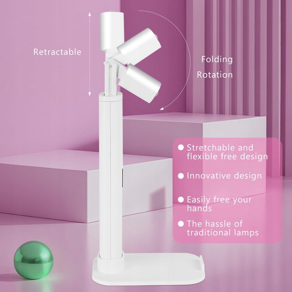 LOPHE Lampa UV LED Do Gelnokci Przenośna Mini Lampa Do Utwardzania Paznokci — miniatura 3