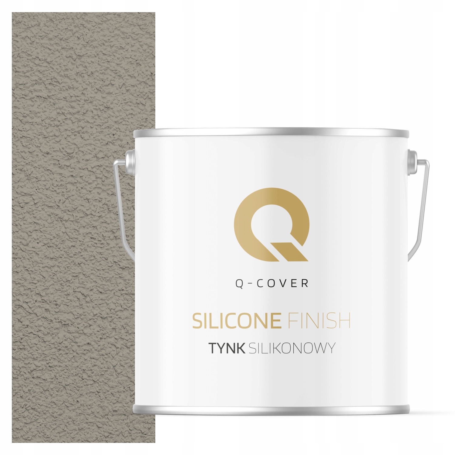 Silikonová Fasádní Omítka Šedá Teplá F293 7KG Beránek Granulace 3.0mm