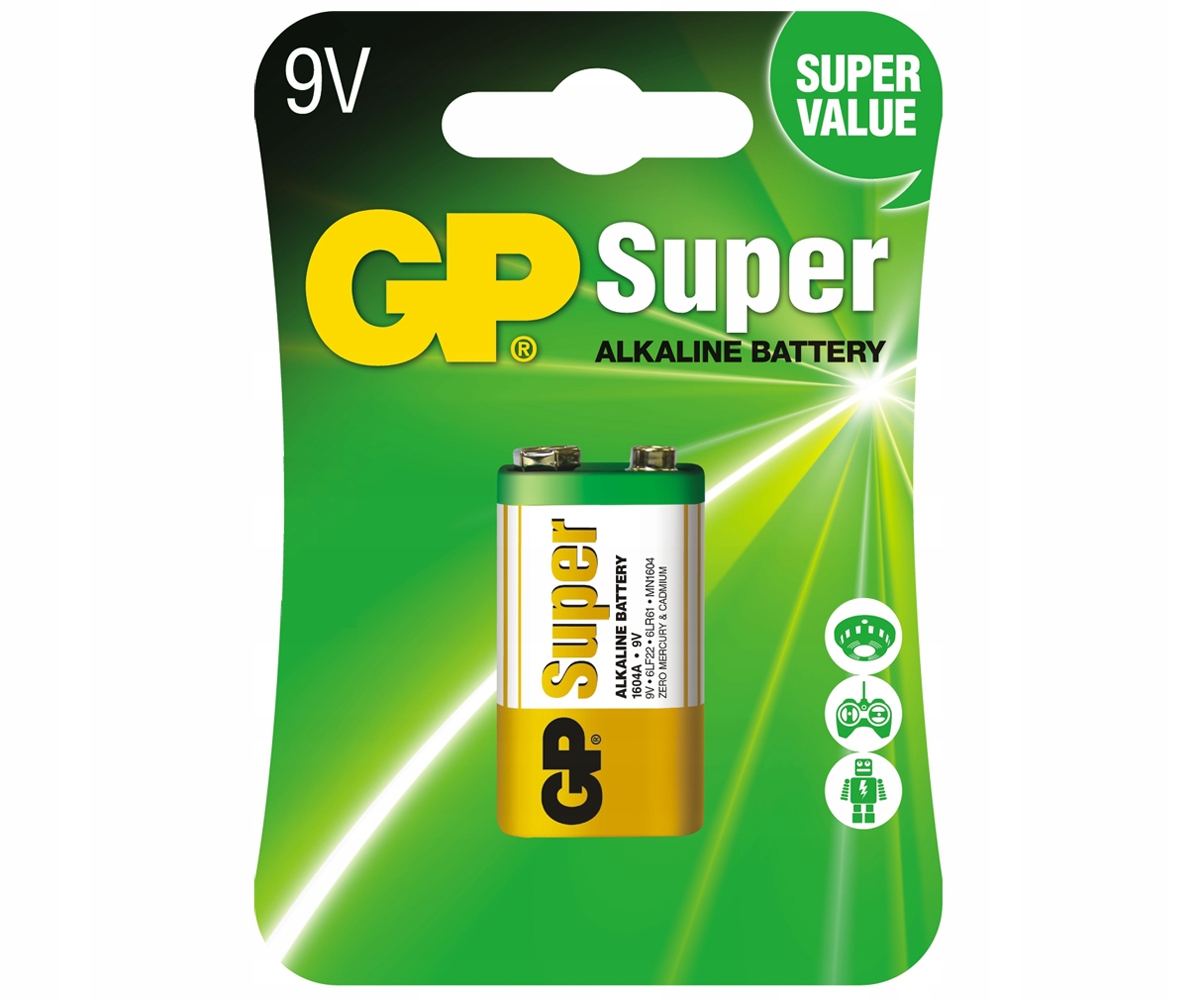 

Bateria alkaliczna 6LF22 Gp B1 9V 1604A