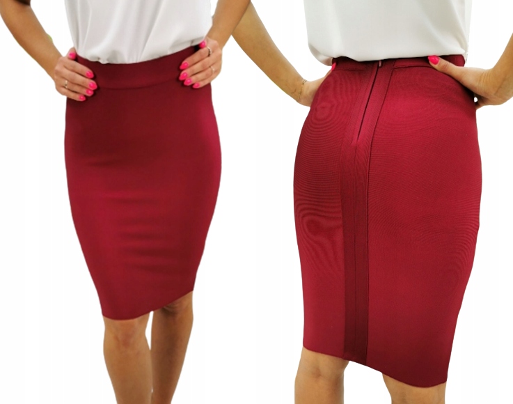 MD bordó přiléhavá sukně M/38