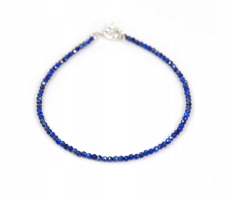 

Bransoletka naturalny Lapis Lazuli lazuryt 2mm