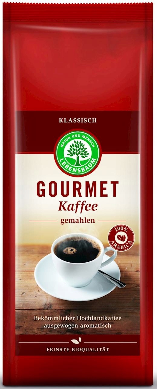 Levně Lebensbaum Mletá káva klasická arabica Bio 500 g