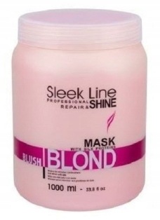 Stapiz Maska na vlasy Sleek Line Blond Blush 1000 ml