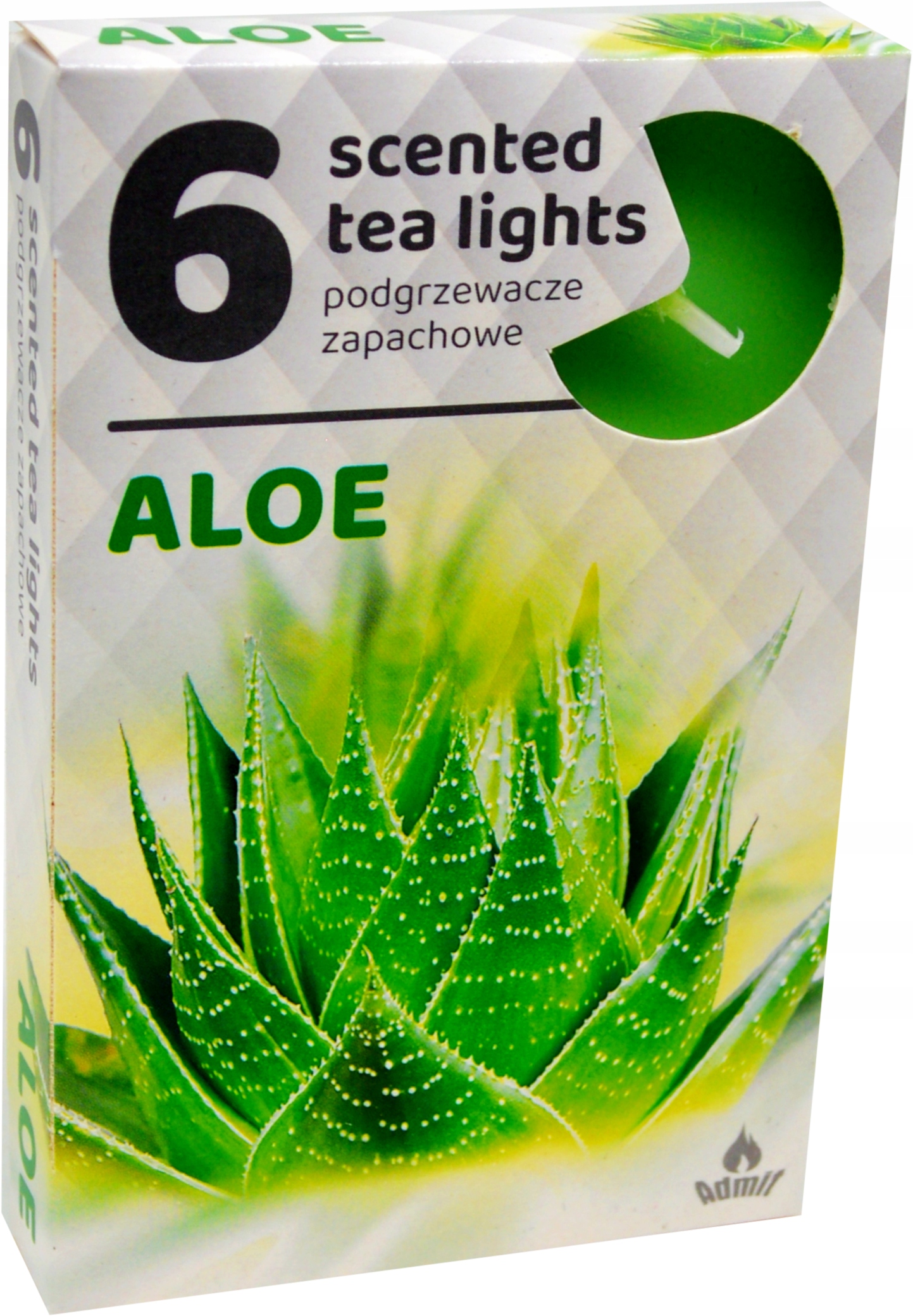 Podgrzewacze zapachowe 6 sztuk, zapach ALOES