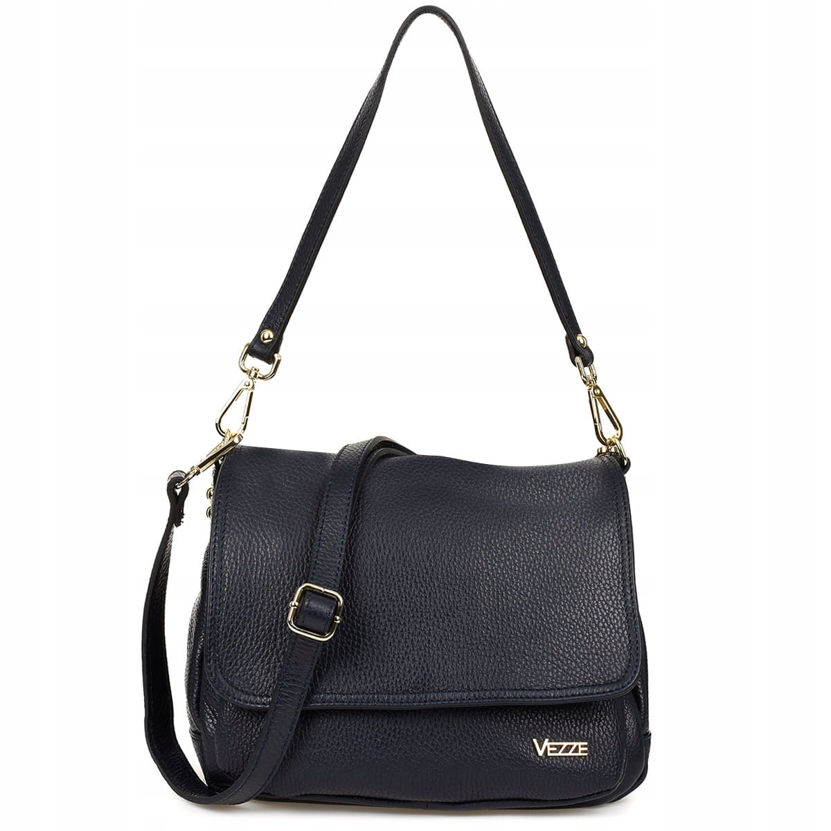 Kožená kabelka Vezze Palmare Granátová