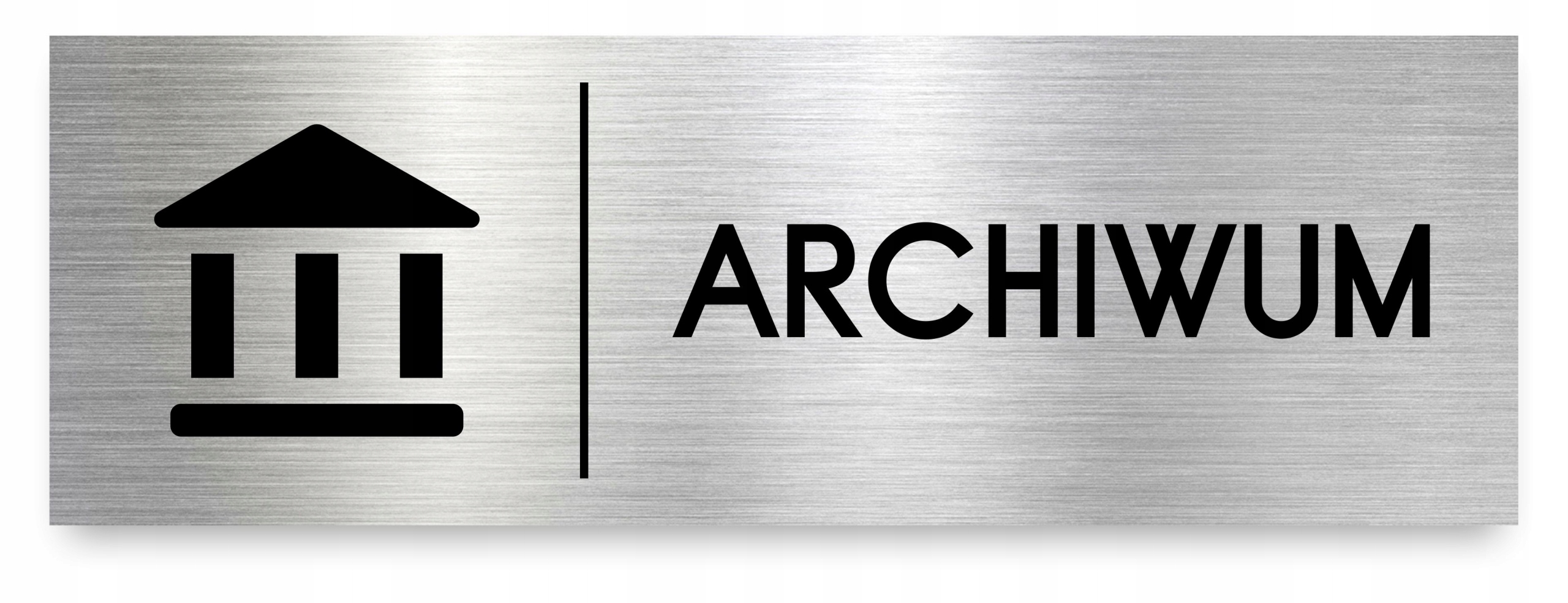 

Tabliczka Archiwum 30x10 cm Dibond