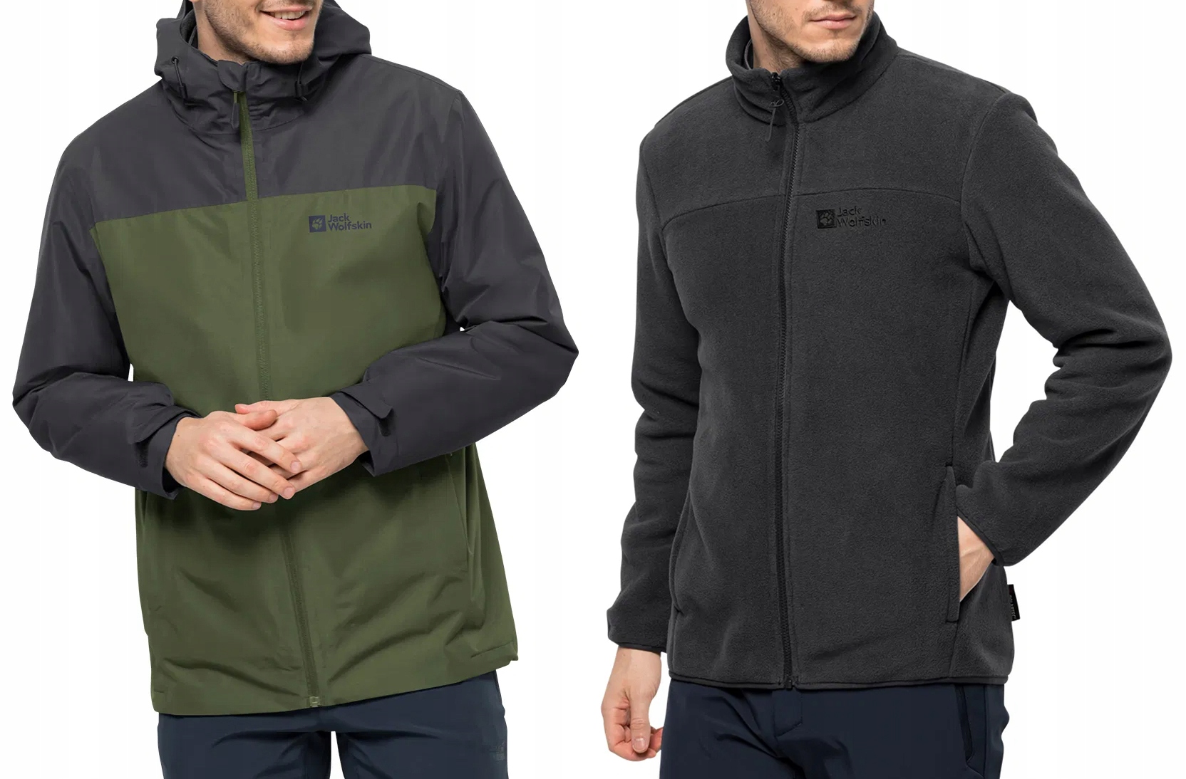 3056 Pánská Zimní Bunda Jack Wolfskin 3v1 Taubenberg 3IN1 Jkt M