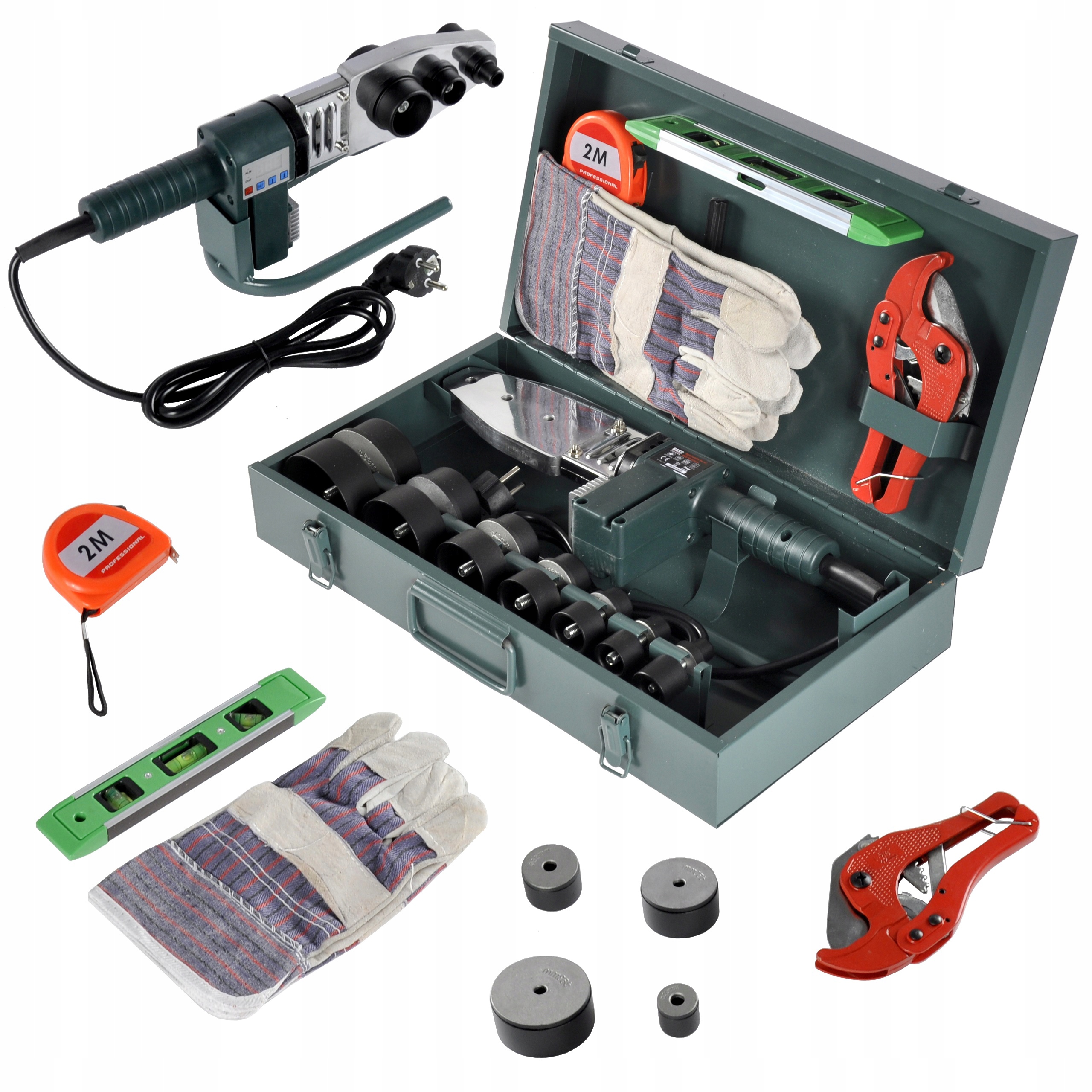 

Zgrzewarka Zgrzewania Rur Pp Pcv 2900W LCD 16-63mm