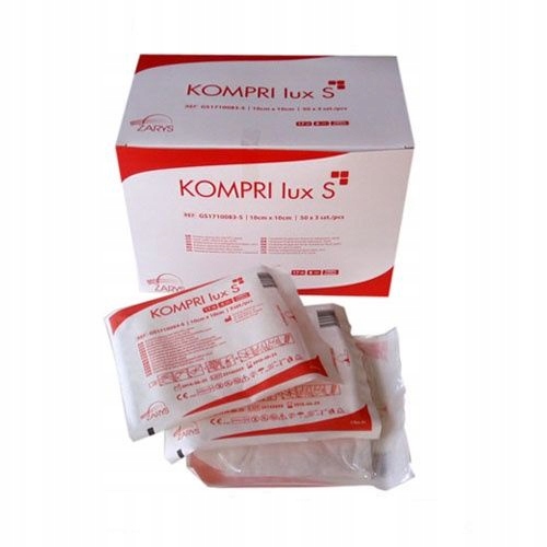 

Kompres Gazowy Jałowy 10x10cm 100 szt Kompri lux S