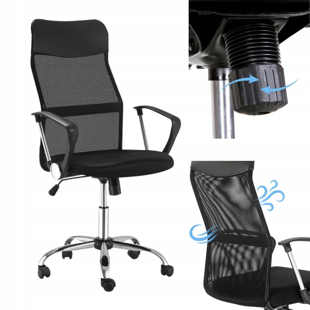Ergonomické otočné kancelářské křeslo pro práci a studium