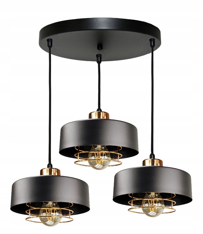 Závěsná Stropní Lustrová Lampa Loft Spiro 3 Led