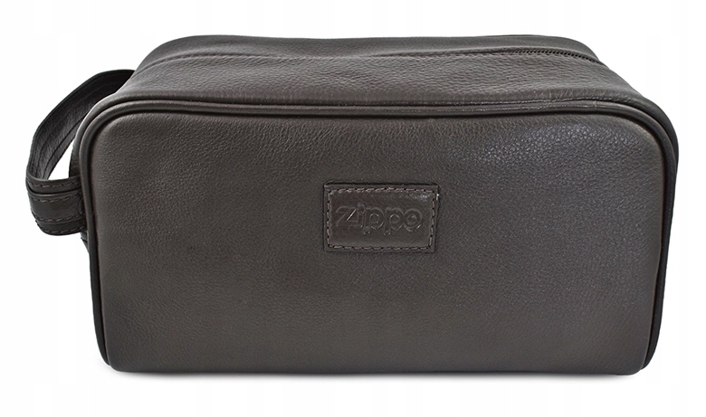Zippo Kosmetyczka Skórzana Męska Mocca, Praktyczna i Stylowa
