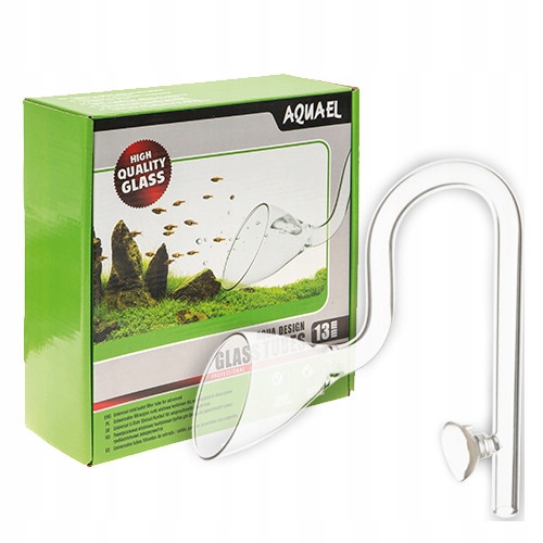 Levně Skleněné Trubičky Pro Vstup A Výstup Do Kelímkového Filtru Do Akvária 12/16 MM