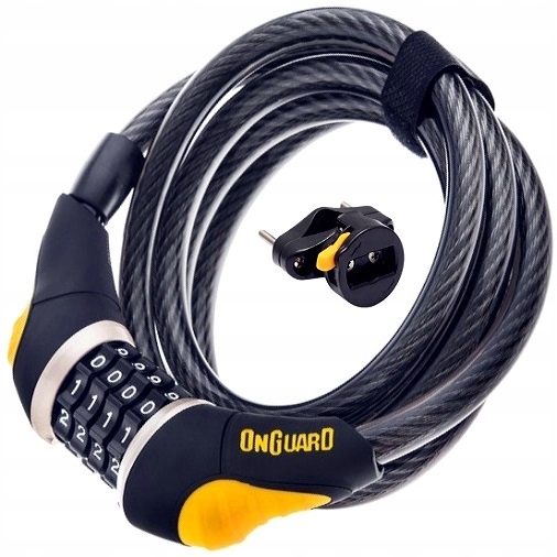 Zapięcie rowerowe Onguard Doberman 8031 185cm na szyfr