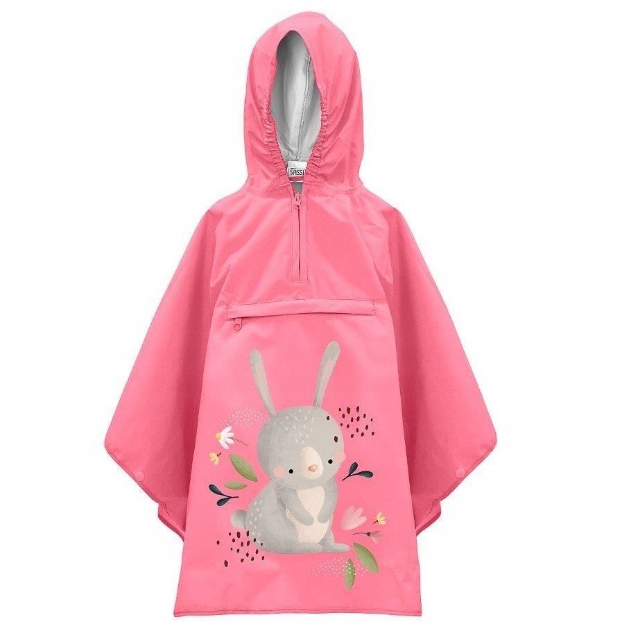 Peleryna ponczo przeciwdeszczowe Królik (3–6 lat) Sassi, kolekcja family