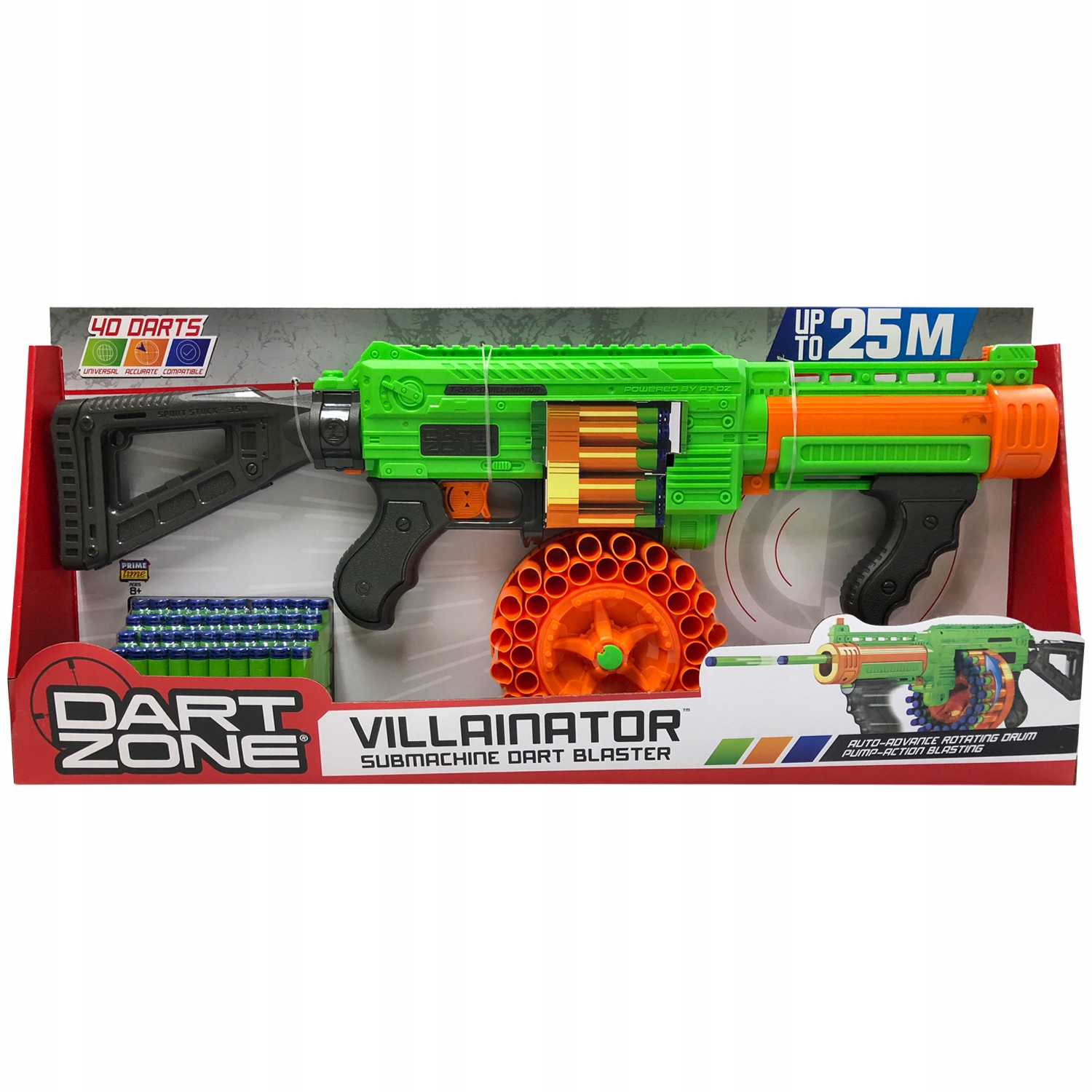 VILLAINATOR KARABIN PISTOLET DART ZONE 63870 Certyfikaty, opinie, atesty CE