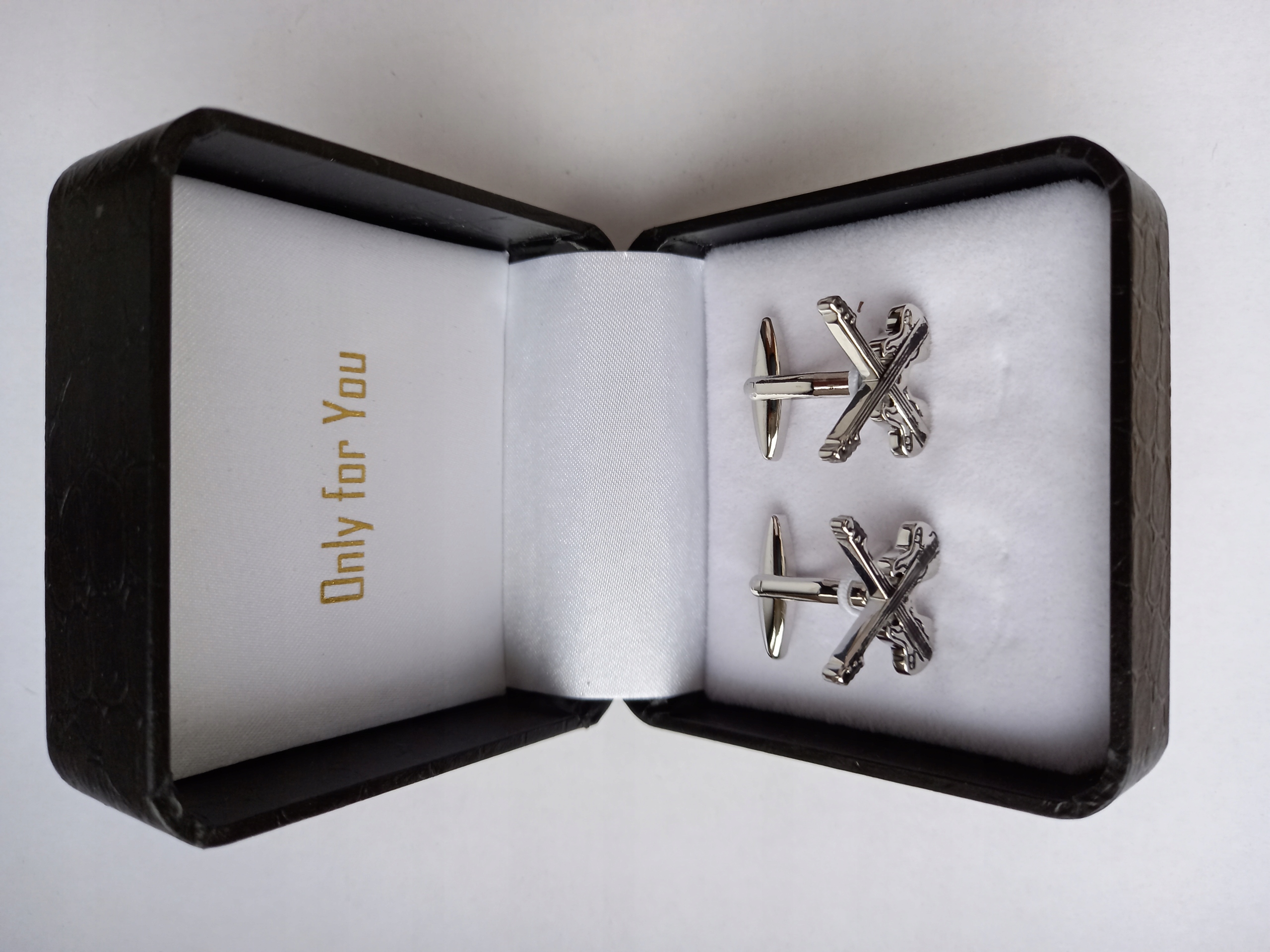 Stříbrné módní manžetové knoflíčky Exciting Kytary