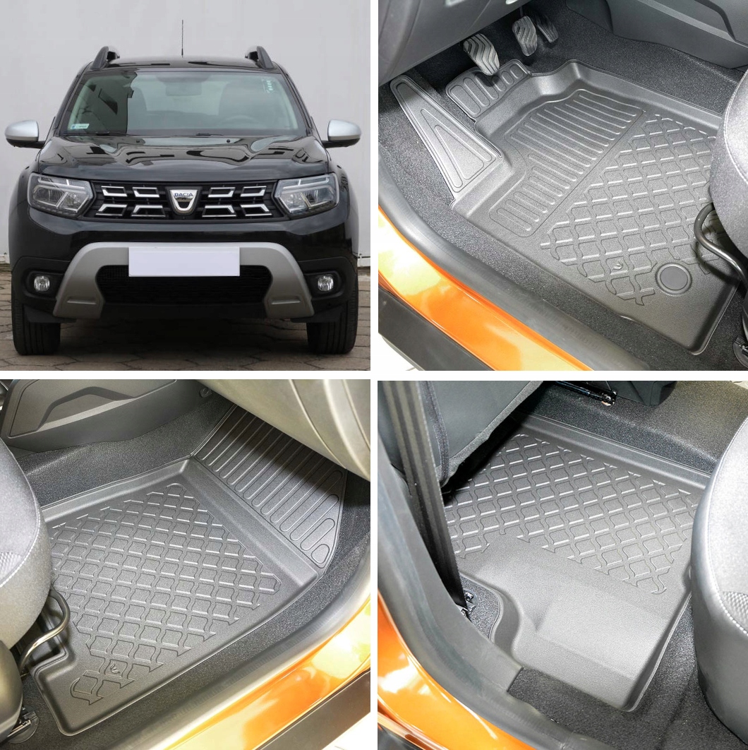 

Dacia Duster II 2 2022- Dywaniki Korytkowe 3D