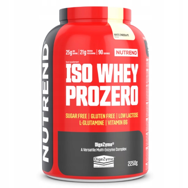 Syrovátkové bílkoviny Izolat Iso Whey Prozero Bílá Čokoláda 2250 g