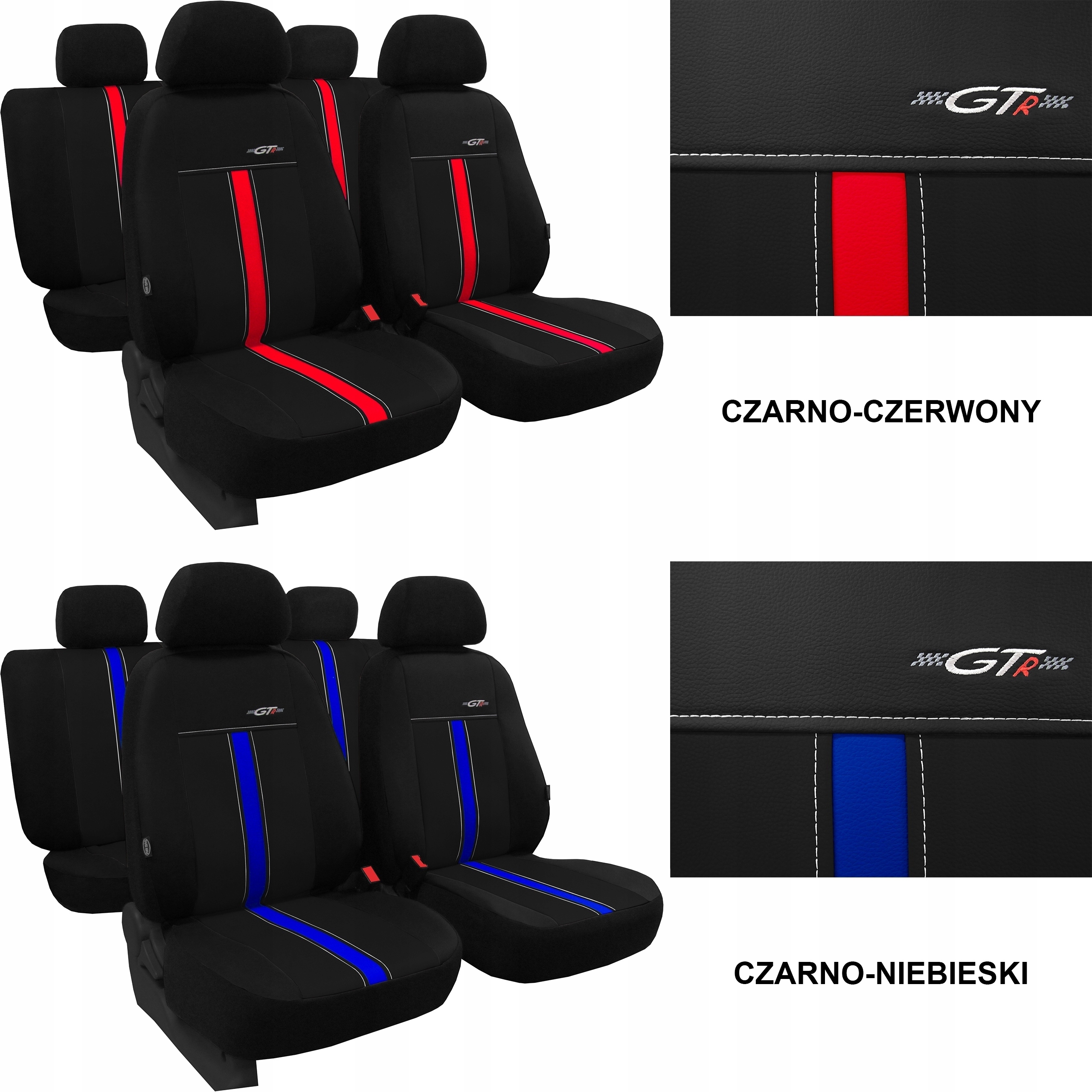 SKÓRZANE POKROWCE NA SIEDZENIA DO VW GOLF 2 Typ pokrowiec