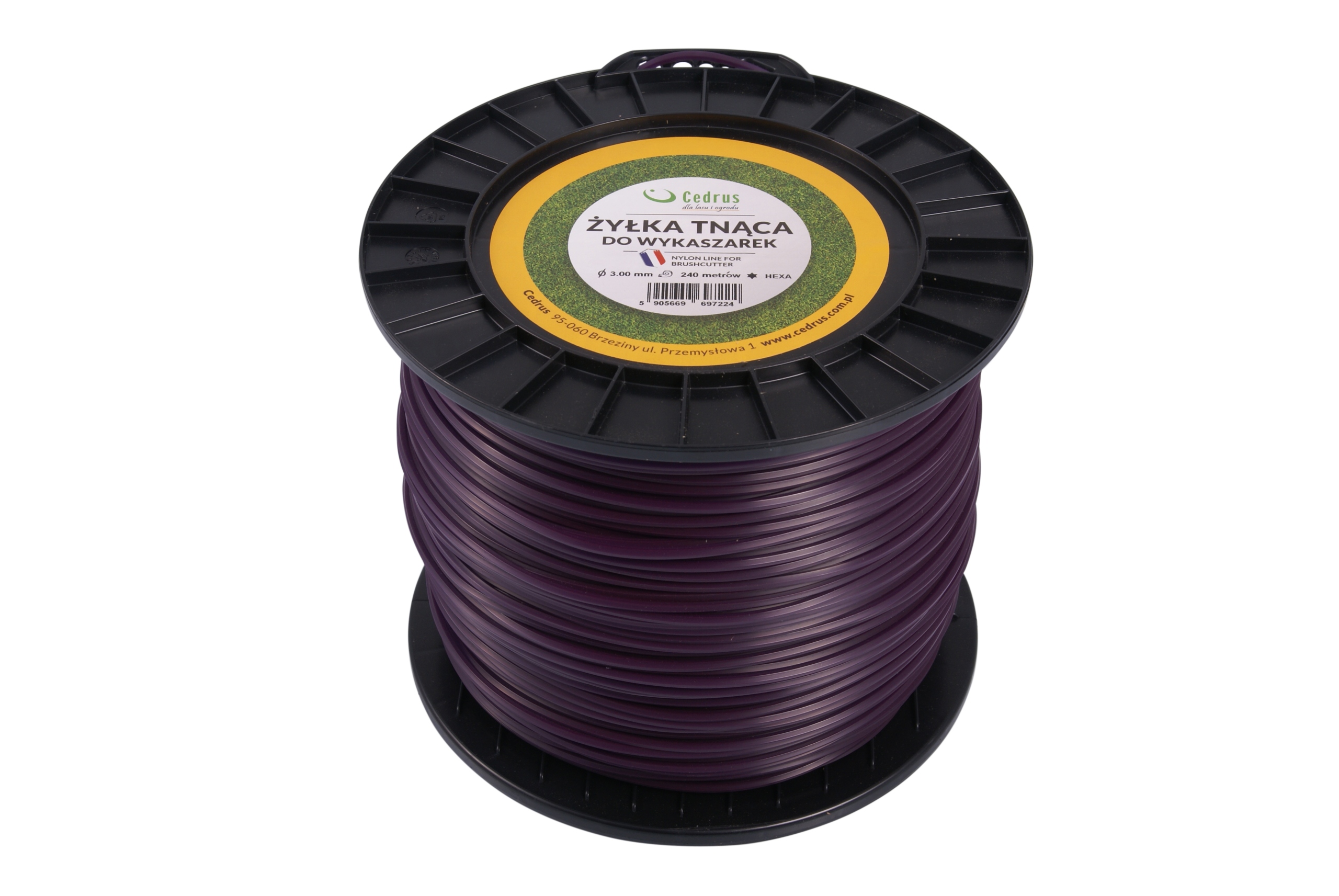 Żyłka Kosy 3,0 mm 240 m Gwiazda Francuska Cedrus