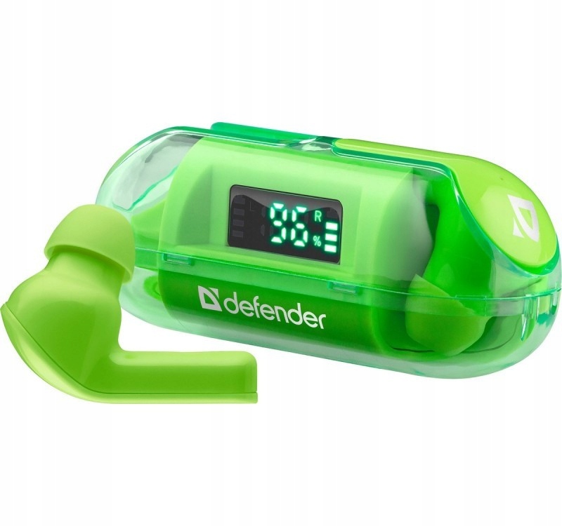 Słuchawki douszne bezprzewodowe Twins 916 Zielone