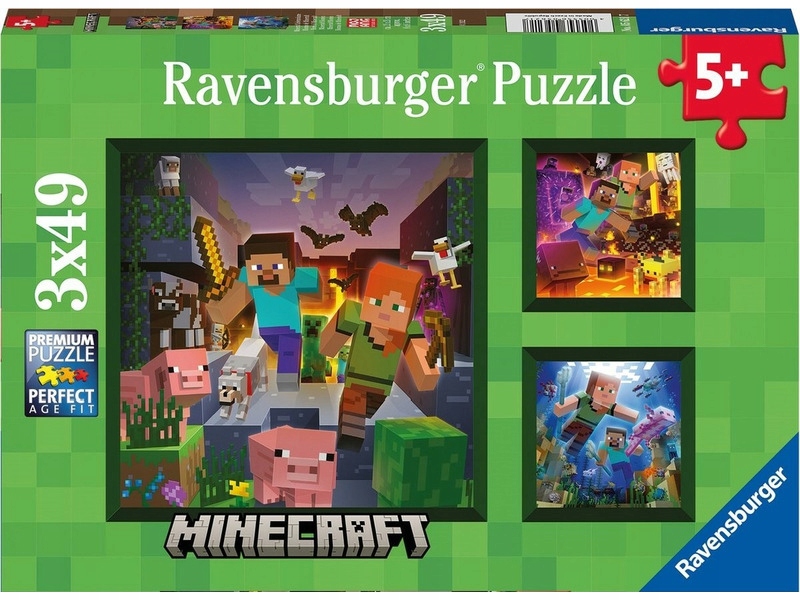 

Puzzle Ravensburger Minecraft 5621 (147 elementów)