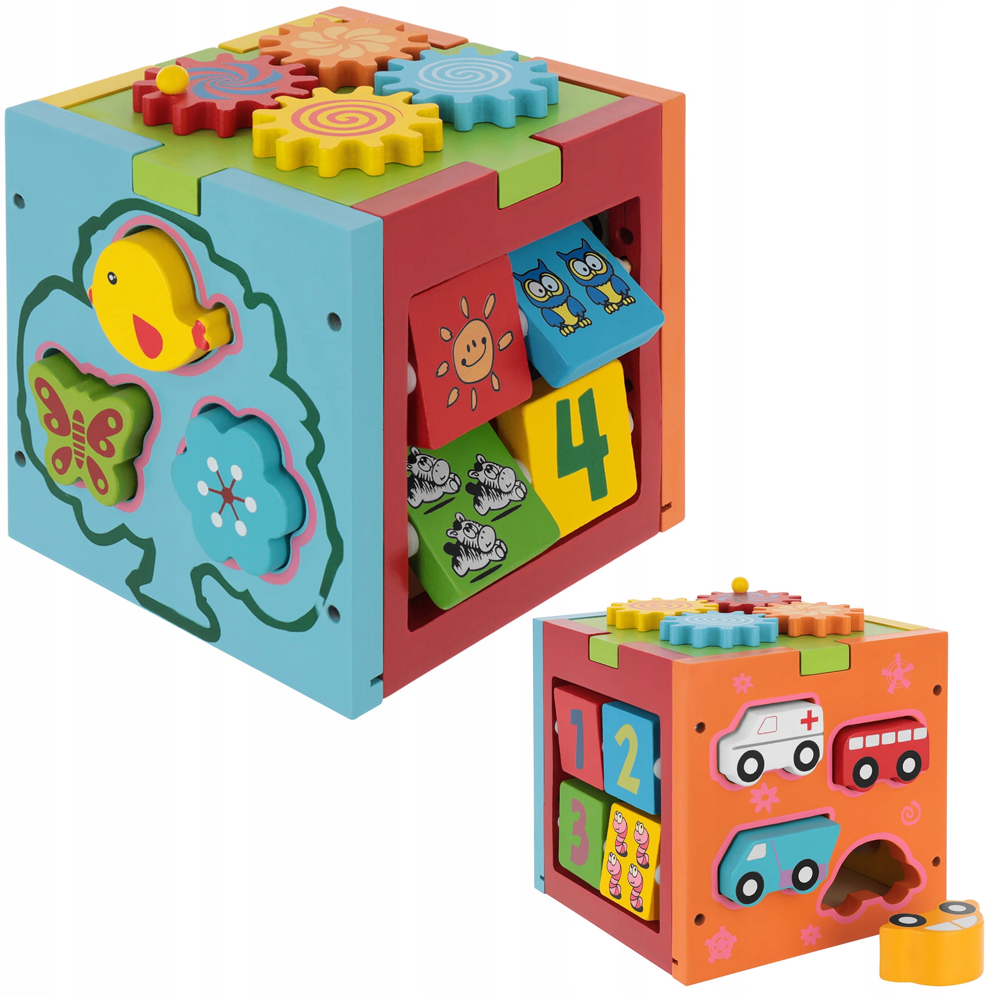 

Edukacyjna Kostka Sensoryczna Sorter 5 Płaszczyzn
