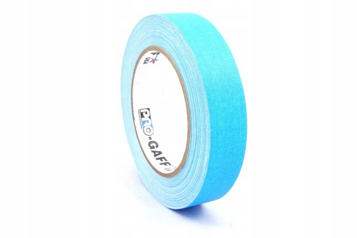 Pro Gaff taśma fluorescencyjna niebieska 24 mm