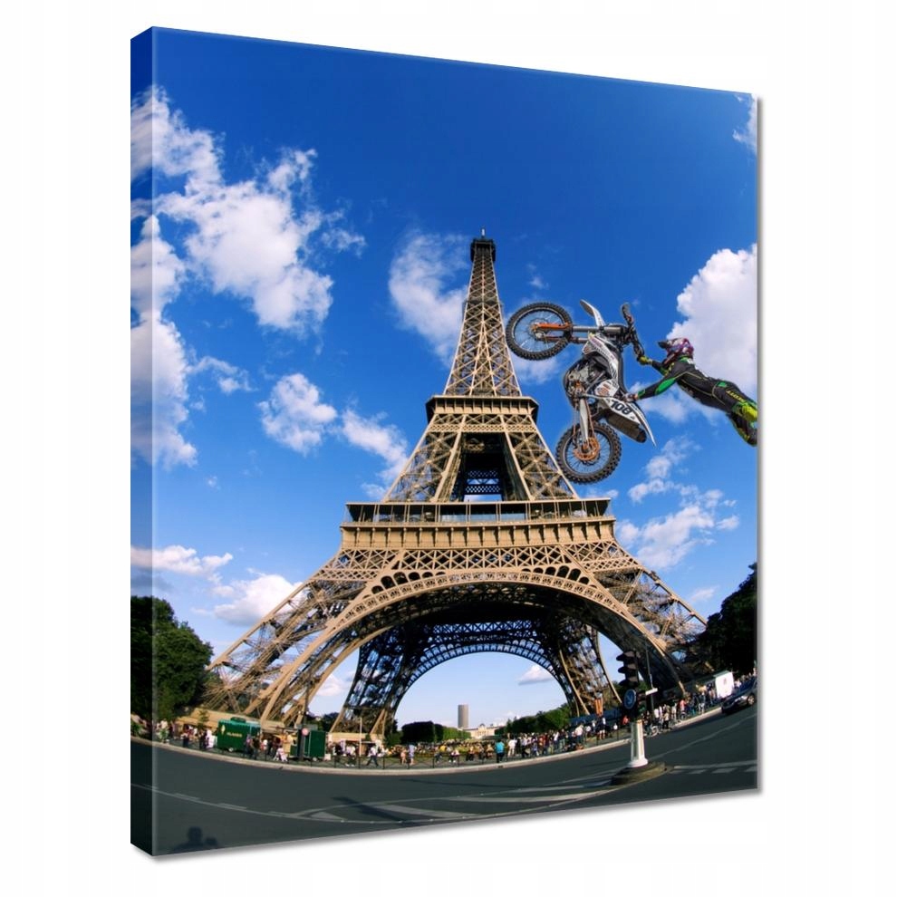 

Obrazy 40x50 Motocross Wieża Eiflla