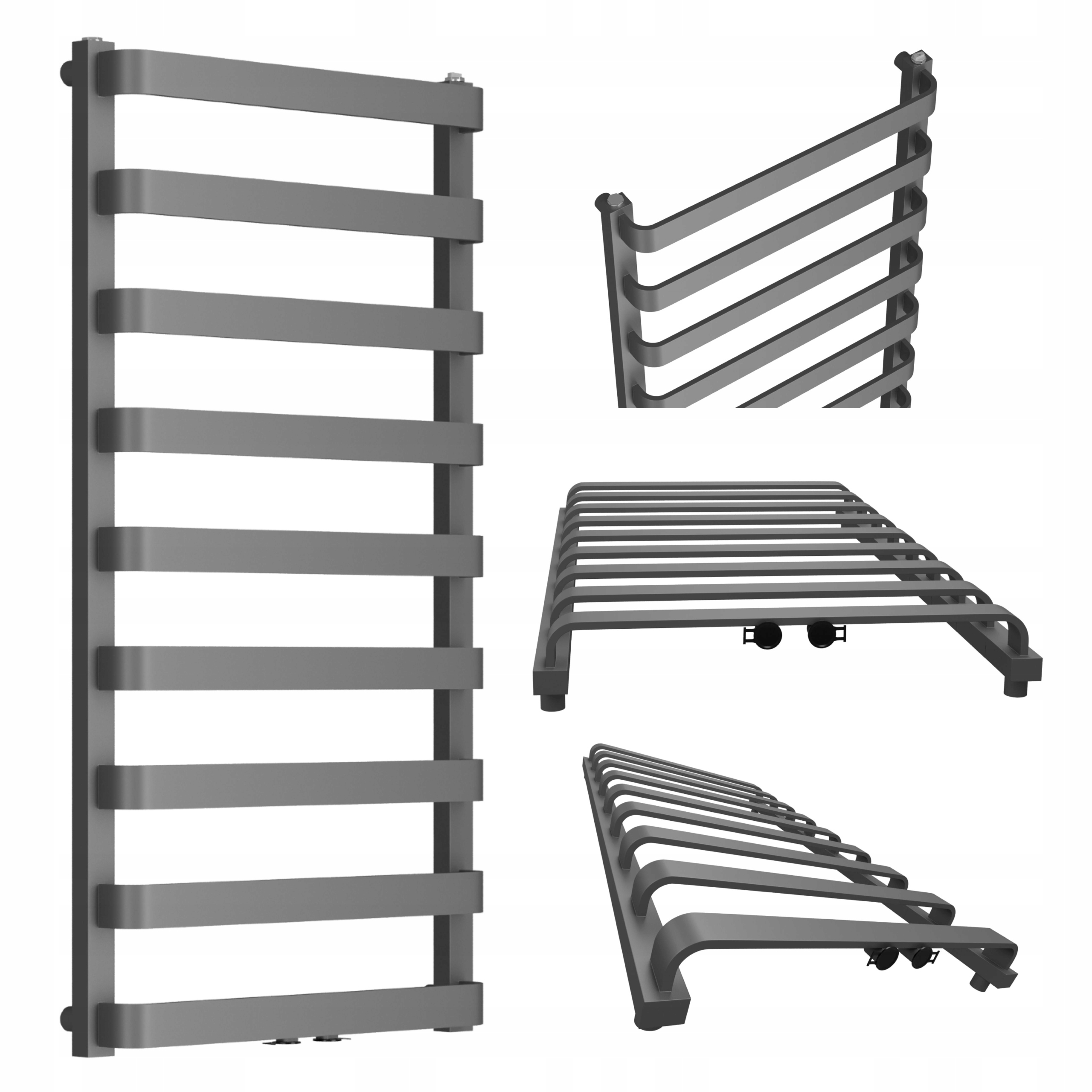 Koupelnový Radiátor Pandora-mid 100/50 Antracit