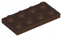 

Lego 3020 plytka 2x4 c. brązowy 10 szt N